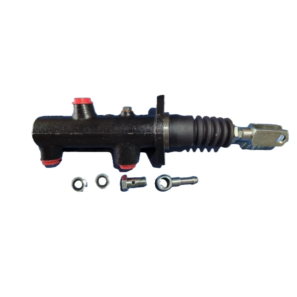 Case Construction 91896671 brake master cylinder kit Bosch OEM with banjo bolt washers and pipe