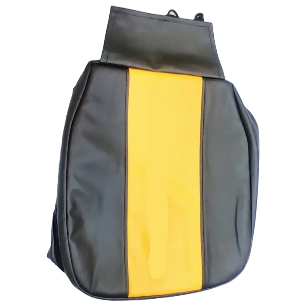 JCB Genuine JCB/SC/B Black-Yellow Seat Cover With Cushion