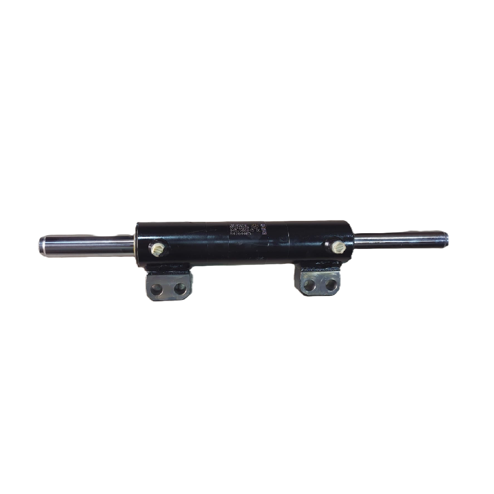Main view of Case New Holland Genuine 84264405 Steering Cylinder, double acting with 36 mm rod and 63 mm bore, used in CNH backhoe loaders and tractors, OEM by Ognibene.