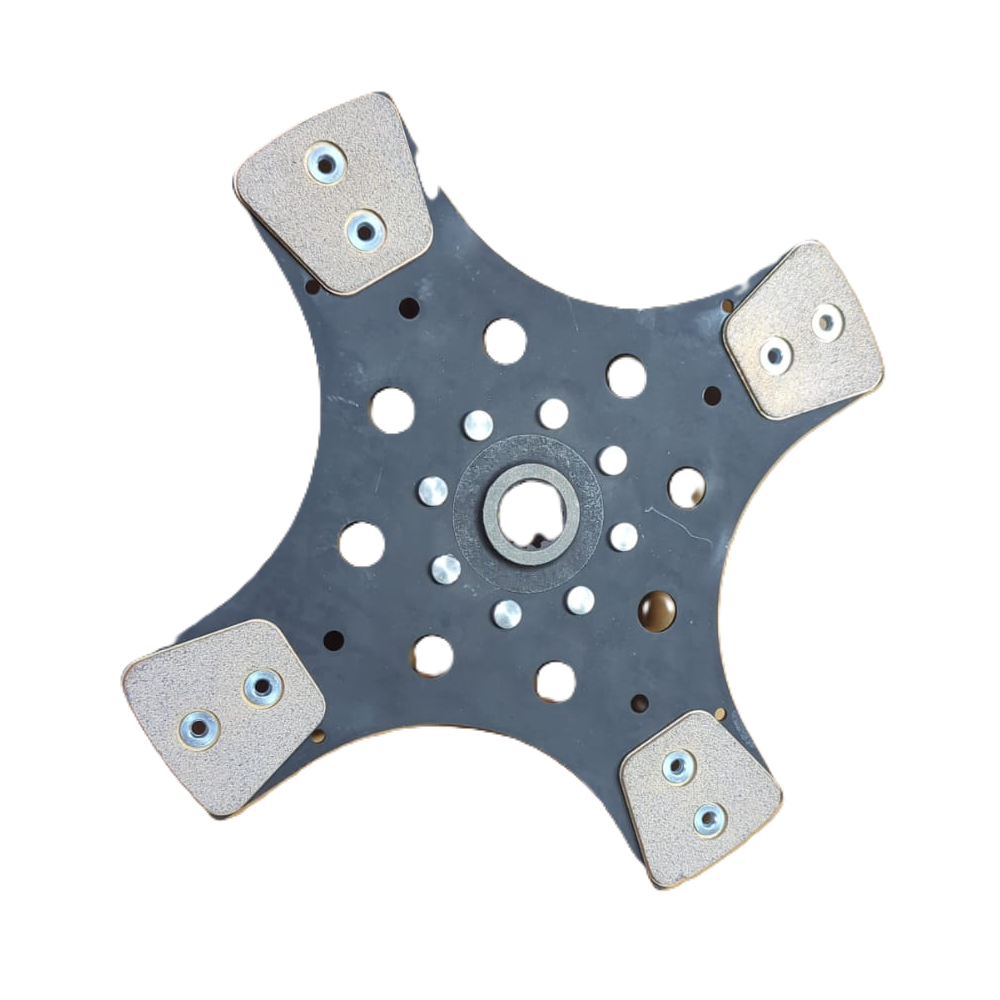 Main view of SAME Deutz-Fahr Genuine 0.017.7892.3 Clutch Disc with 4-pad design for SDF tractor clutch assemblies.