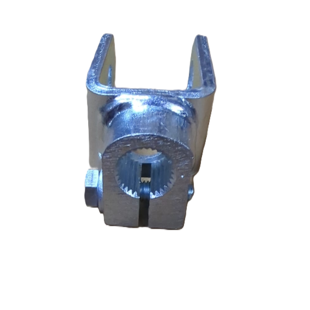 Back view of SAME Deutz-Fahr 0.012.0936.2-30 Gear Shift Fork for SDF tractor gearbox, highlighting rear profile and fork alignment.