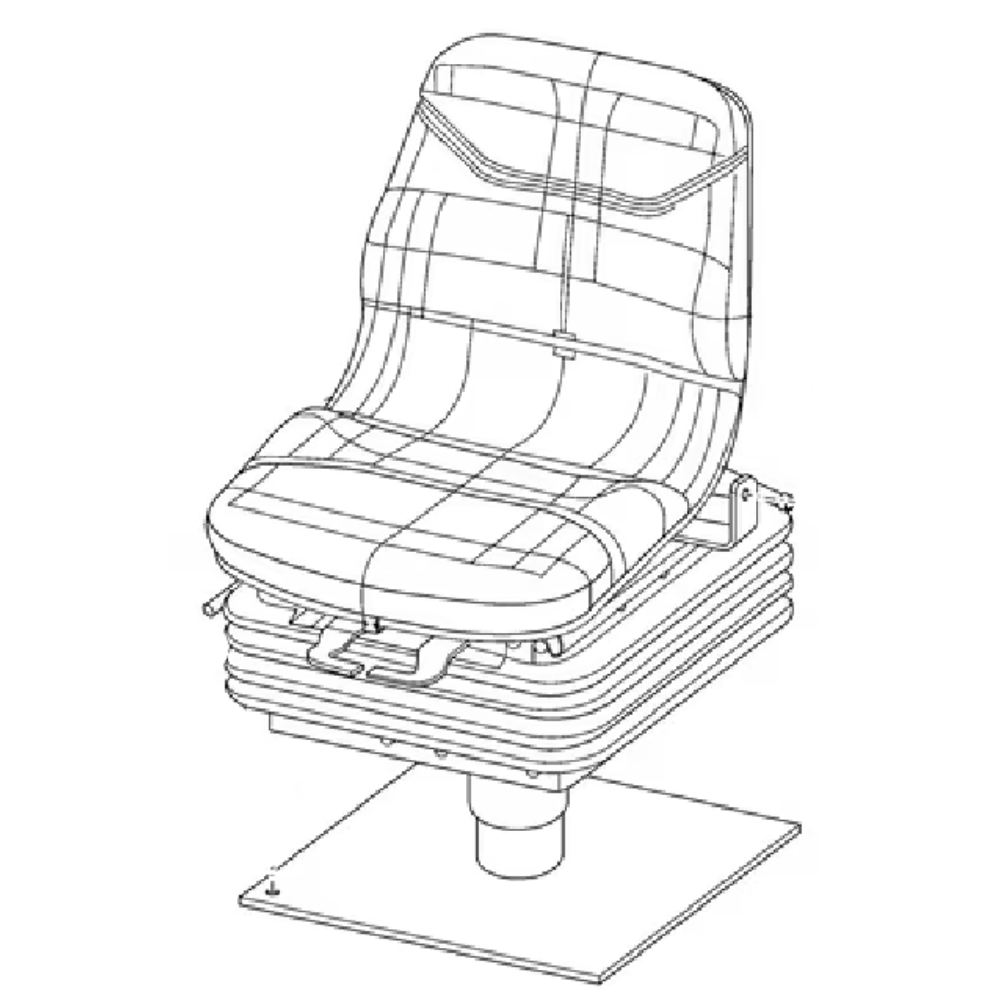 Upgrade Comfort with CASE 47957983 Operator Seat