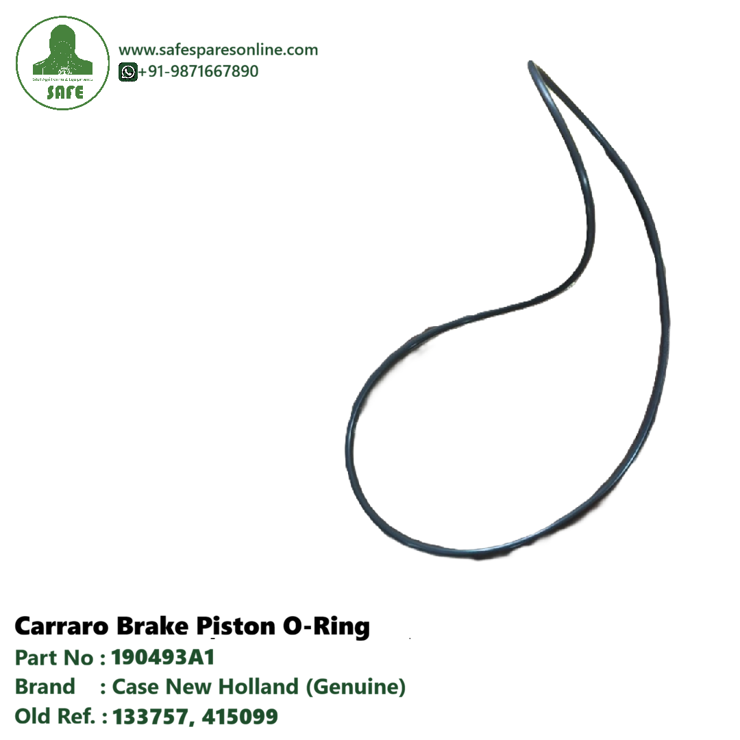 Case Construction Genuine 190493A1 Brake Piston O-Ring – For Carraro Rear Axle (0.139″ Thk × 8.234″ ID, 90 Duro)