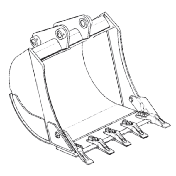 JCB Genuine 40/303137 Backhoe Bucket for JCB Backhoe Loader