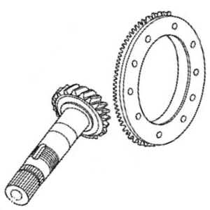 CIL Genuine 66941 Bevel Gear Pinion Set 15/37 for Carraro Rear Axle