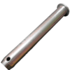 Close-up of 47546538 Backhoe Bucket Pin with grease fitting