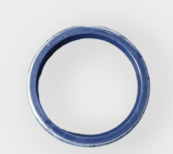A close-up of the Case Construction 83931281 seal for backhoe bucket pin, showing its size and shape.