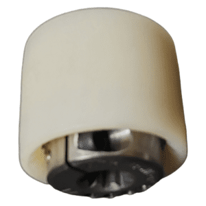 A side view of the Bowex Vibration Coupling M24, installed between two shafts