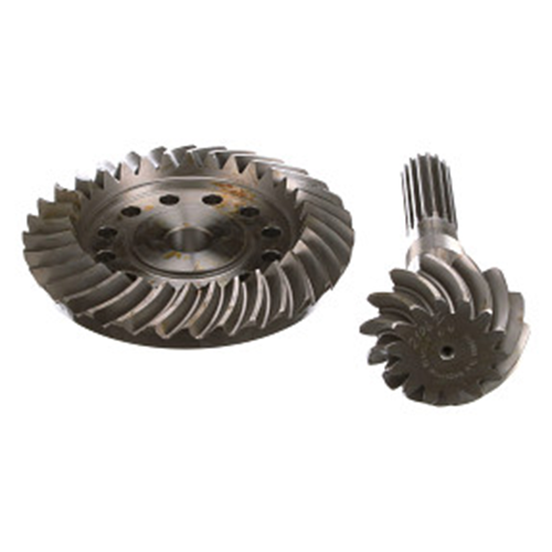 Front View of Case Bevel Gear Set
