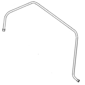 Case Construction Genuine Vibration Motor Hose V002883/41780
