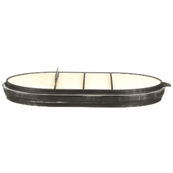 Front View of CNH 87356547 JCB 334/R1769 Air Filter